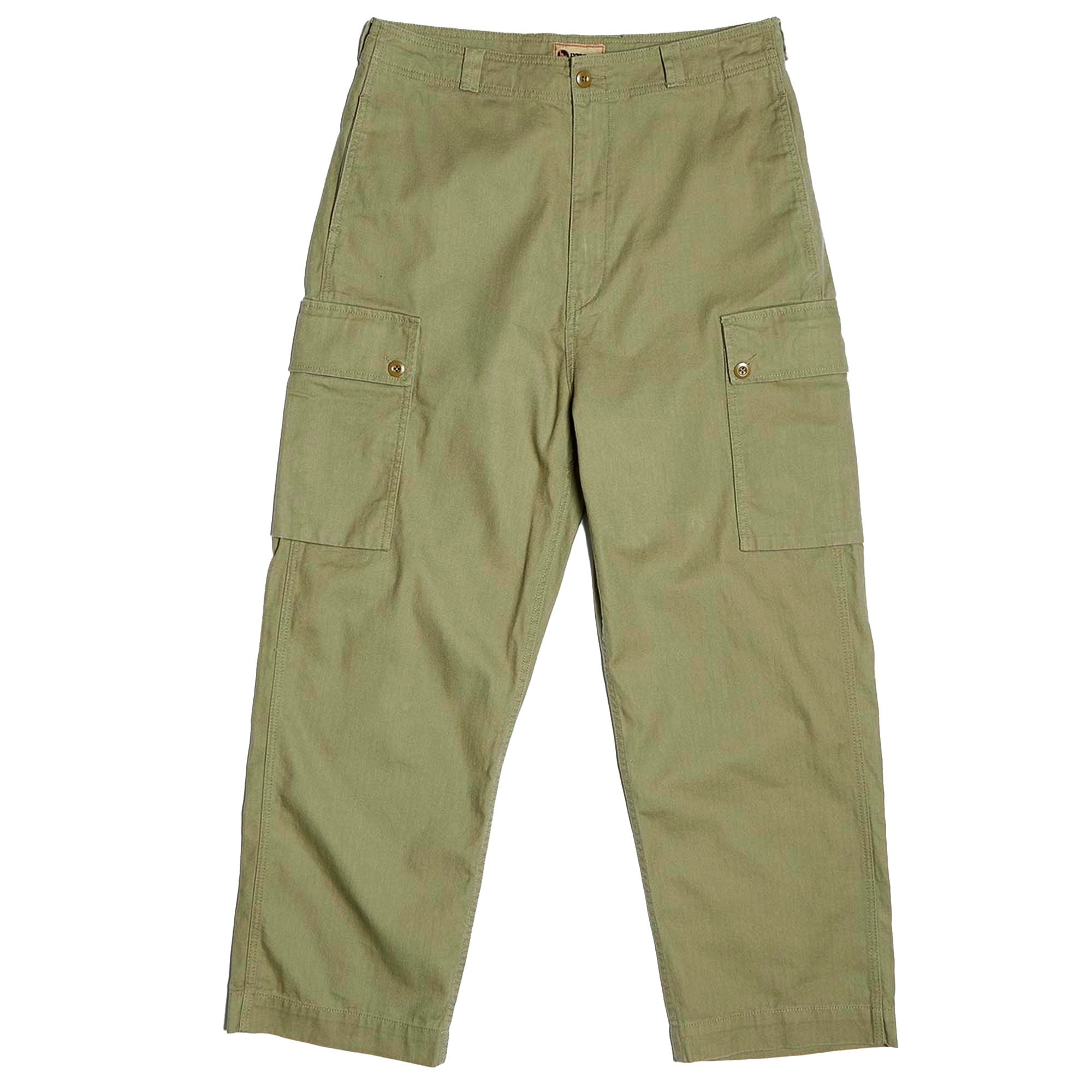 Nigel Cabourn Dutch Pant Cotton Herringbone Twill | US Green