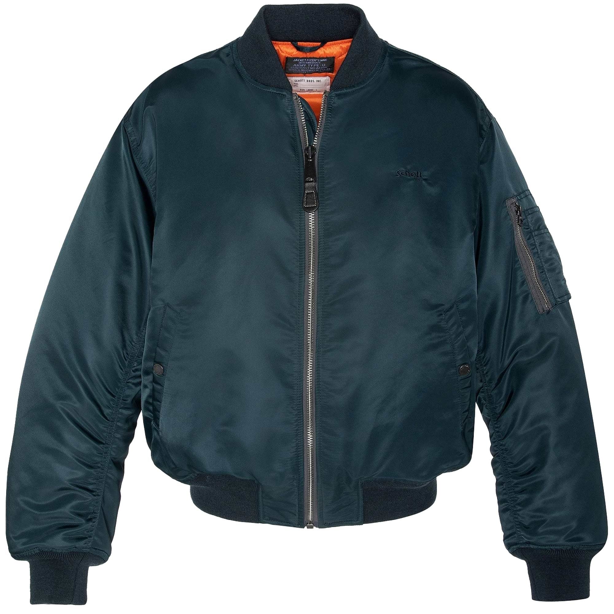 Schott MA-1 90's Fit Bomber Jacket - Navy AIR90RS-NV – Dandy Fellow
