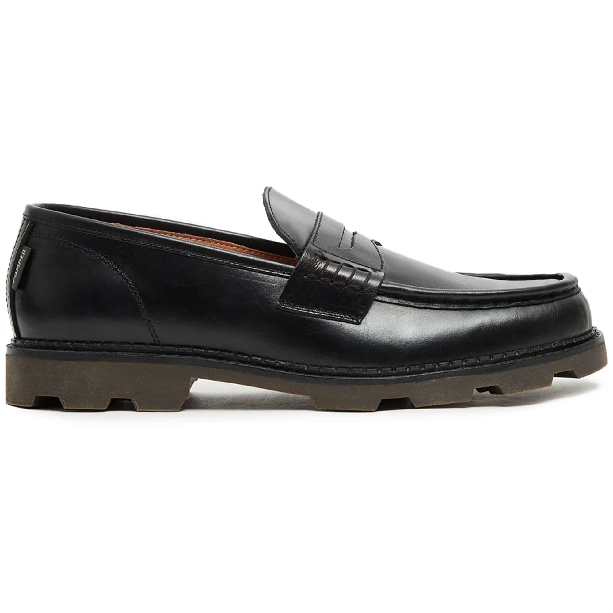 Pompeii Modena Leather Loafers - Black 35-050-12 – Dandy Fellow
