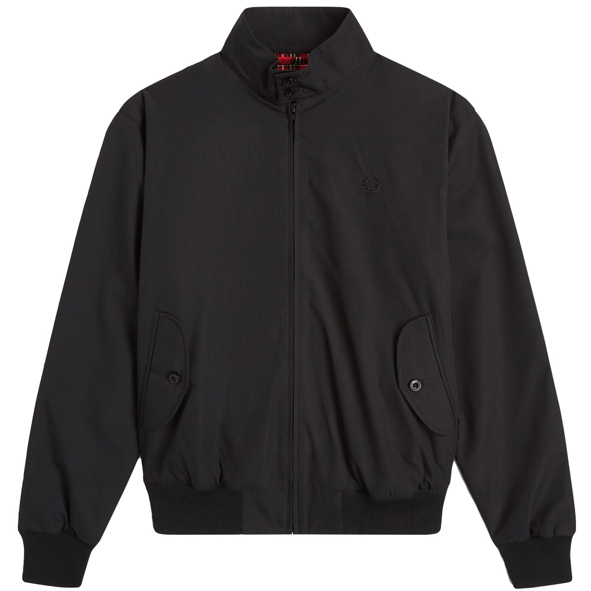 Fred Perry Made In England Harrington Jacket - Black - J7320 Fred Perry Made In England Harrington Jacket - Black - J7320