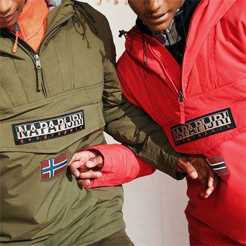 Napapijri Rainfroest Jacket green red