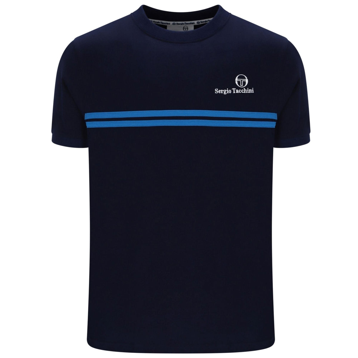 Sergio Tacchini New Supermac T-Shirt - Maritime Blue/Princess Blue