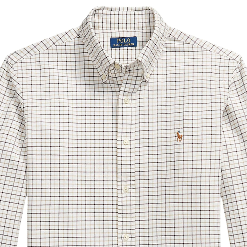 Polo Ralph Lauren Custom Fit Tattersall Oxford Shirt - Navy/Green Multi