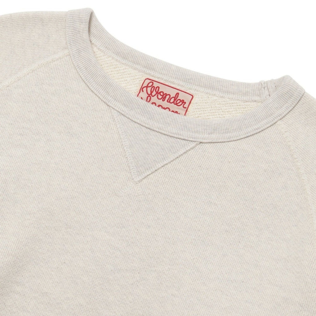 Wonder Looper Double Heavyweight French Terry Pullover Crewneck - Oatmeal