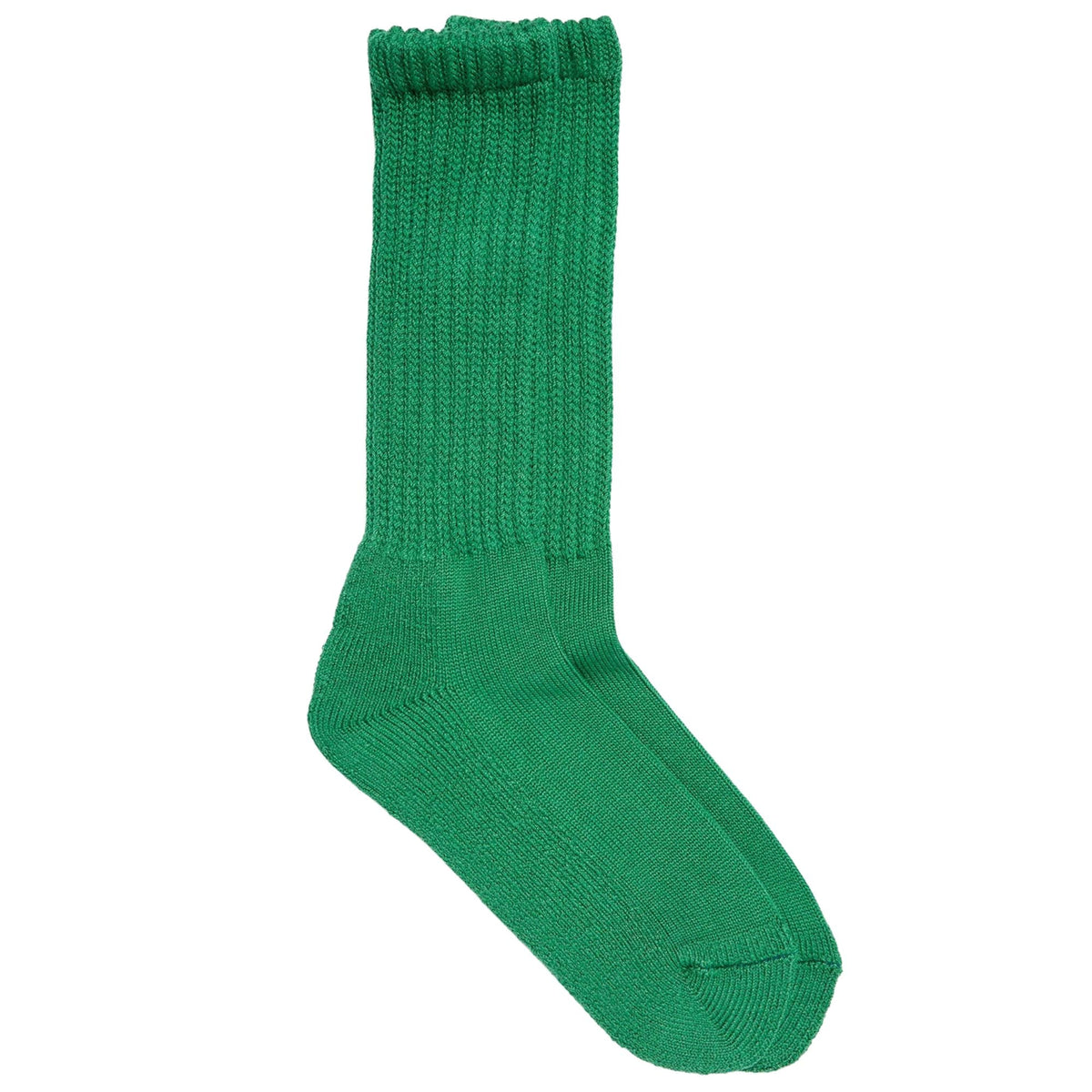 RoToTo Socks Loose Pile Crew Socks - Green