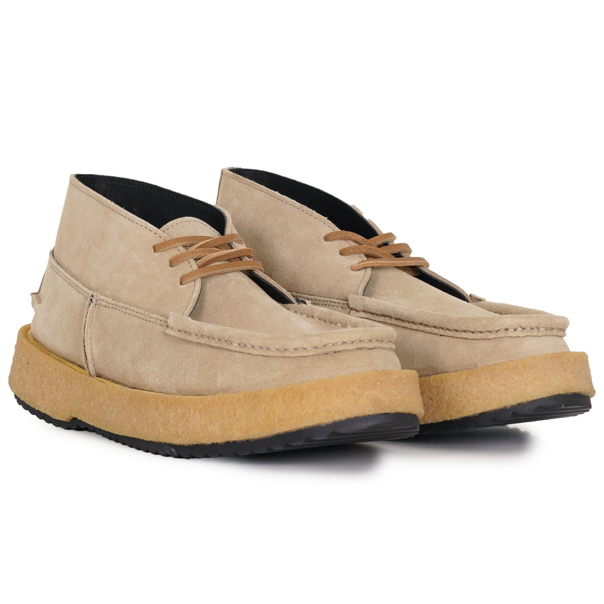 Leevons Topcat Suede Casual Shoes - Sand Suede