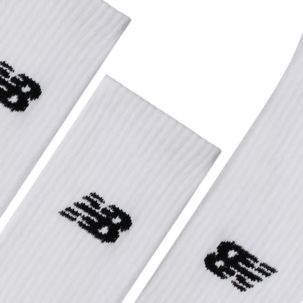 New Balance Everyday Crew Socks 3 Pack - White