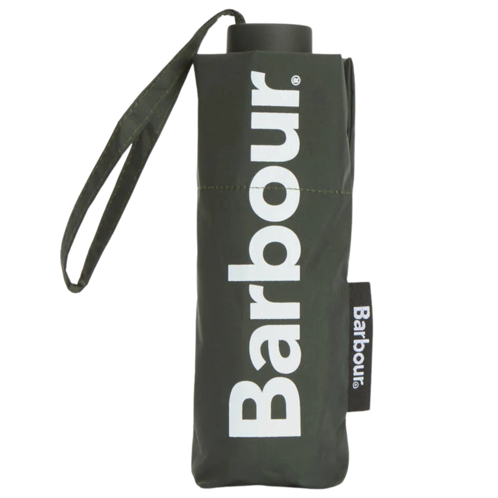 Barbour Logo Mini Umbrella - Green