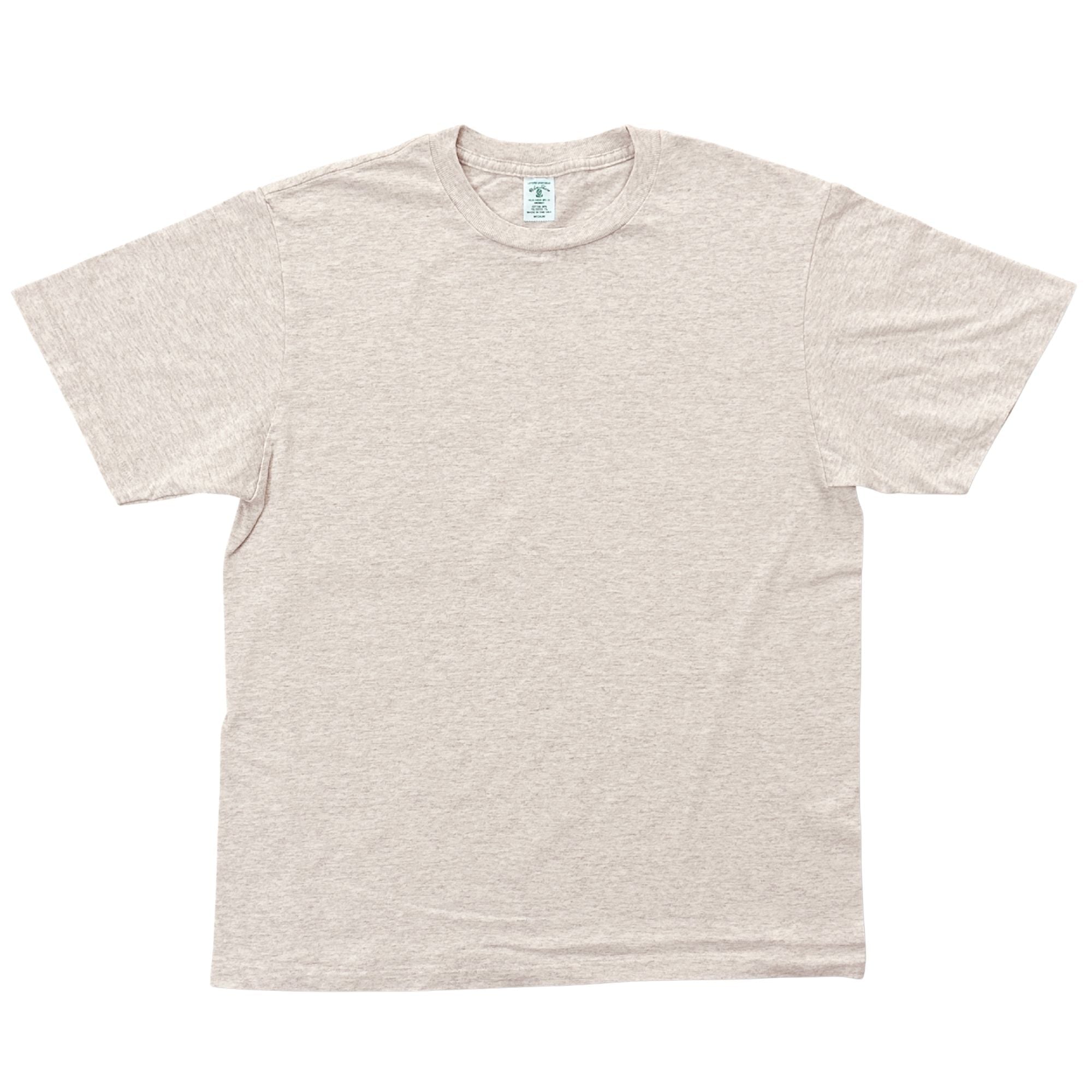 Velva Sheen Short Sleeve Crew Neck T-Shirt - Oatmeal