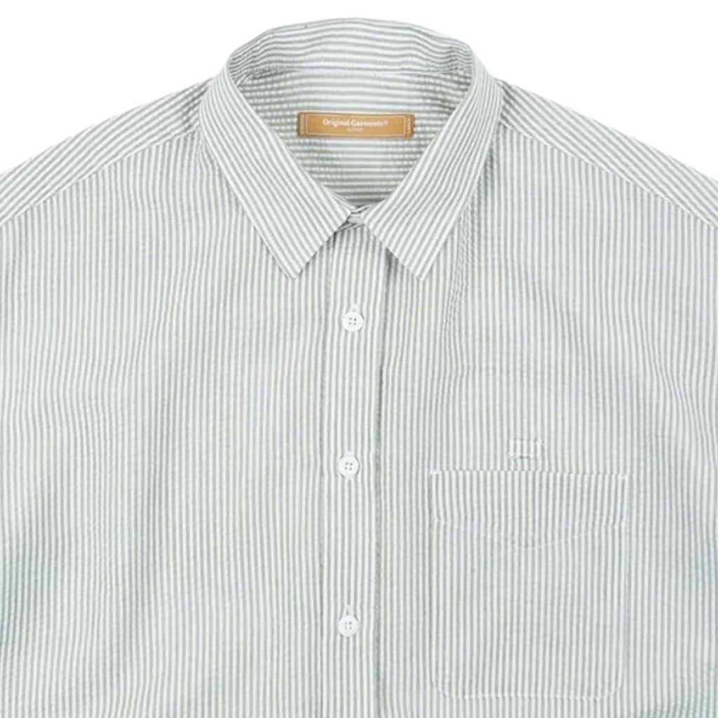 FrizmWORKS OG Stripe Seersucker Shirt - Green