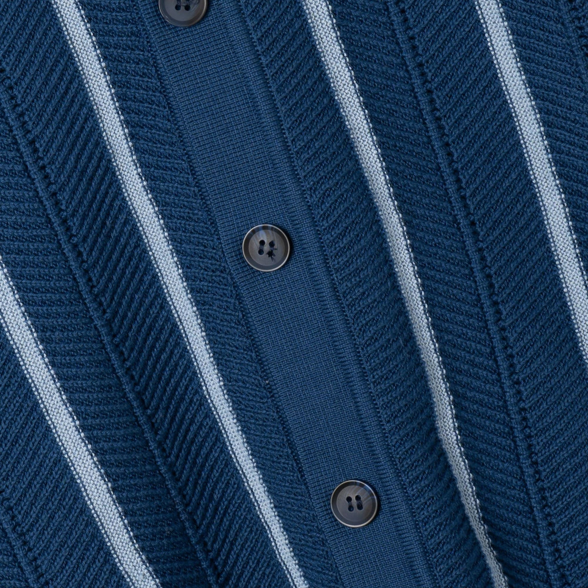 Far Afield Terson Herringbone Knit Shirt - Blue