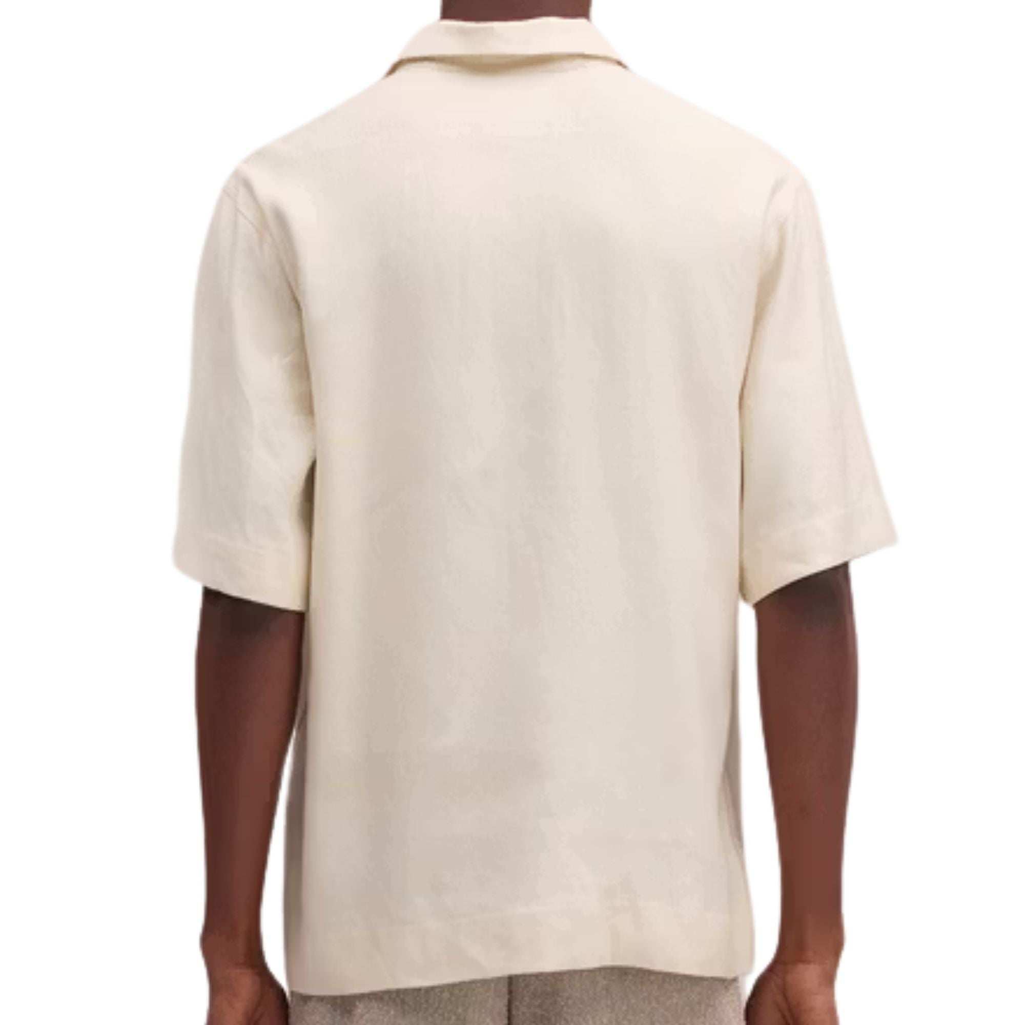 Bruno Linen Blend Polo - Ivory