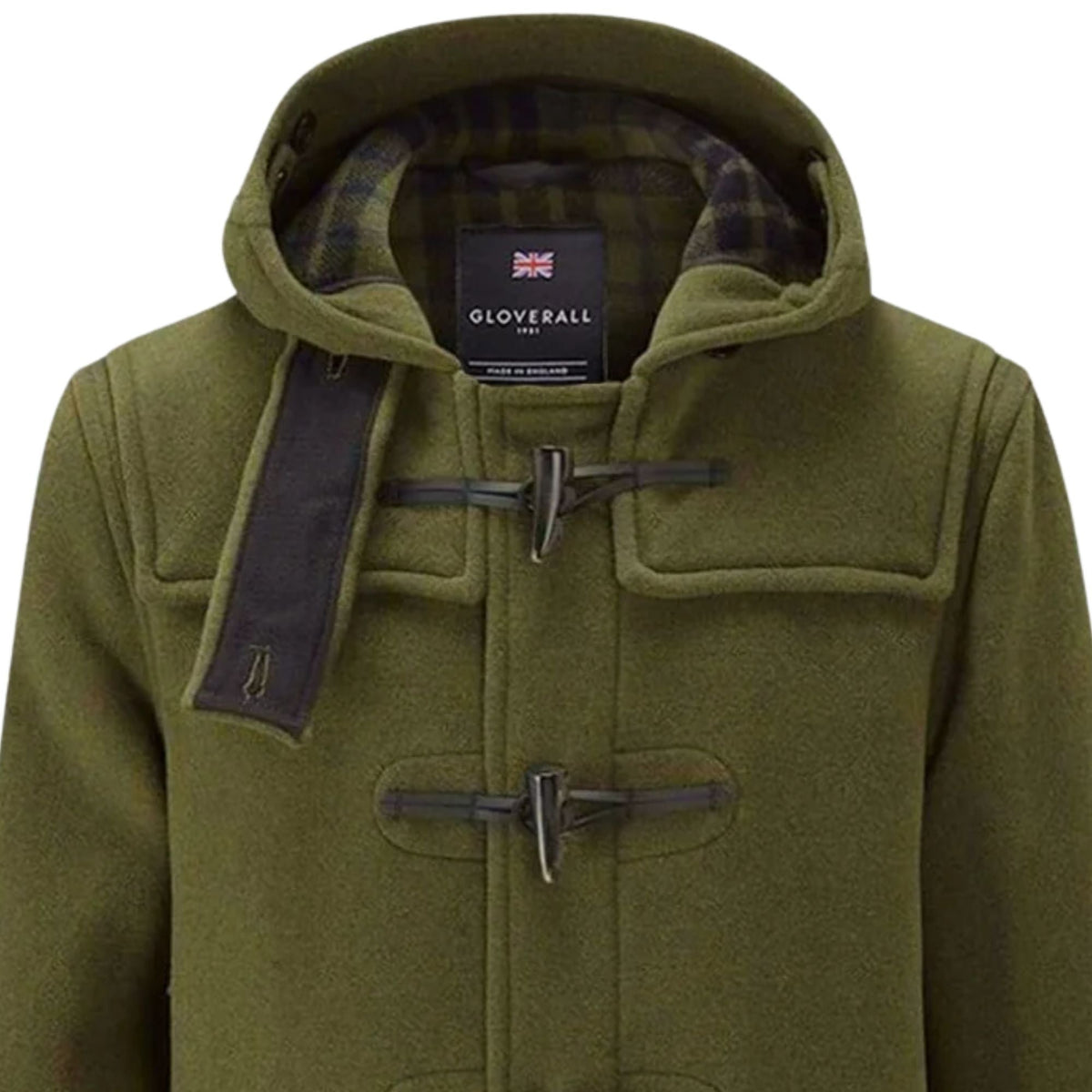 Gloverall Morris Duffle Coat -  Loden Check