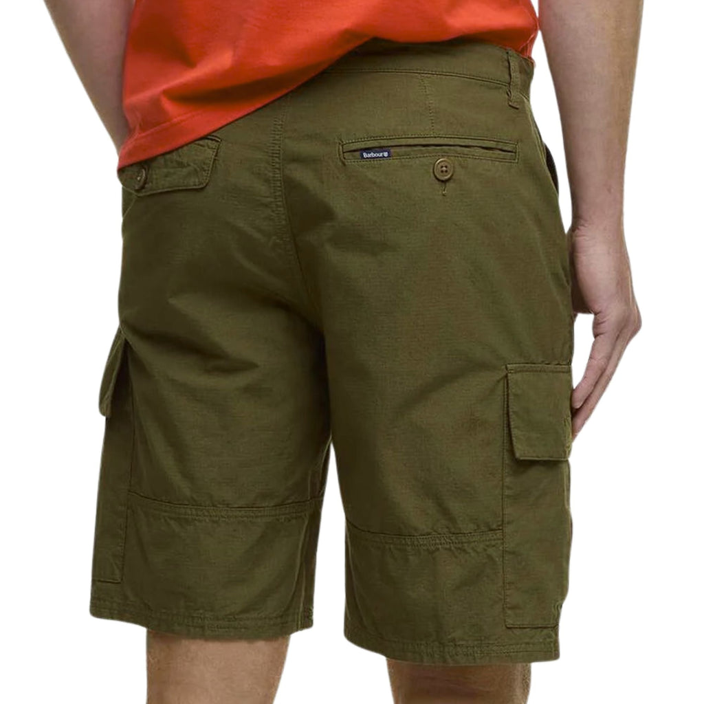 Barbour Ripstop Cargo Shorts - Light Sage