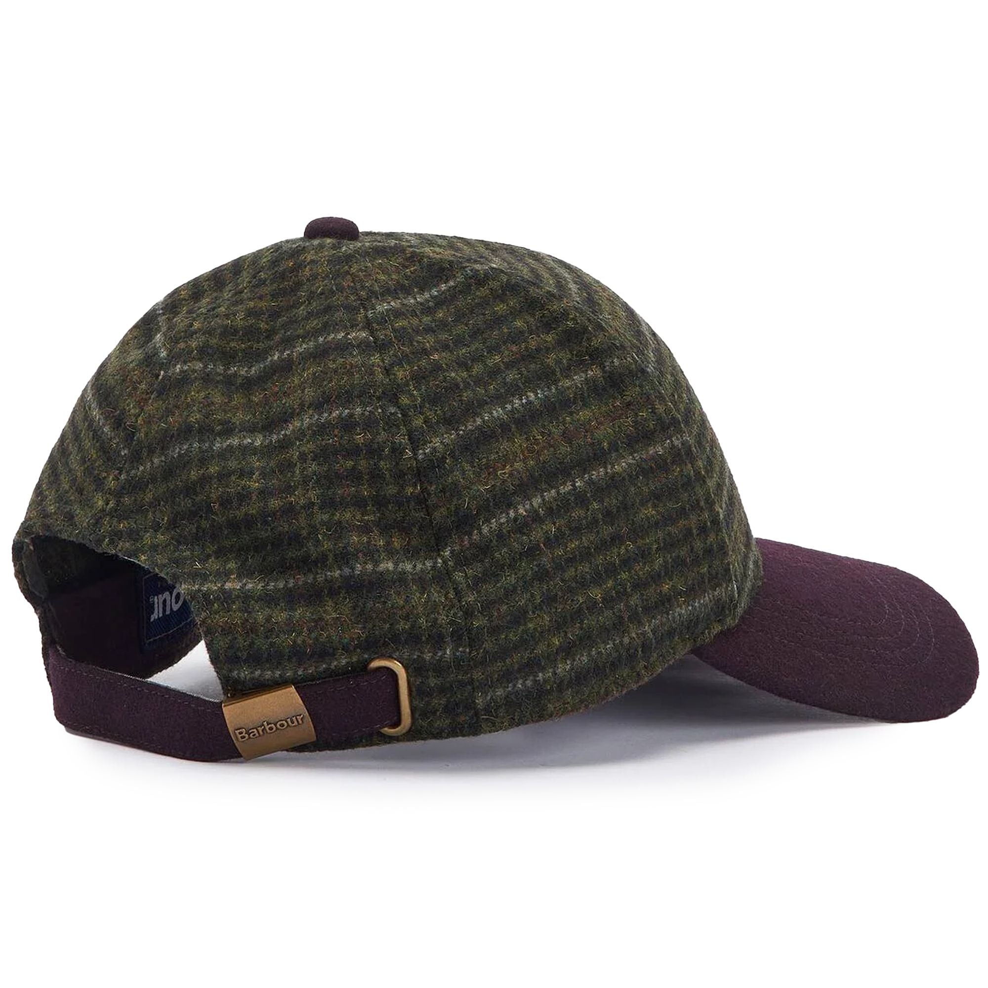 Barbour Clyde Sports Cap - Brown-Olive Plaid