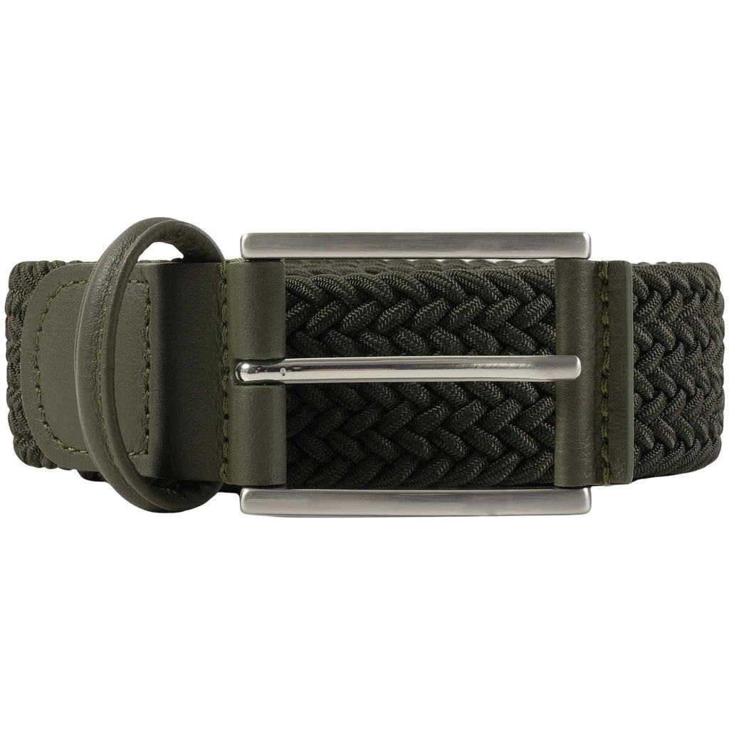 Anderson's Belts Woven Belt - Dark Khaki