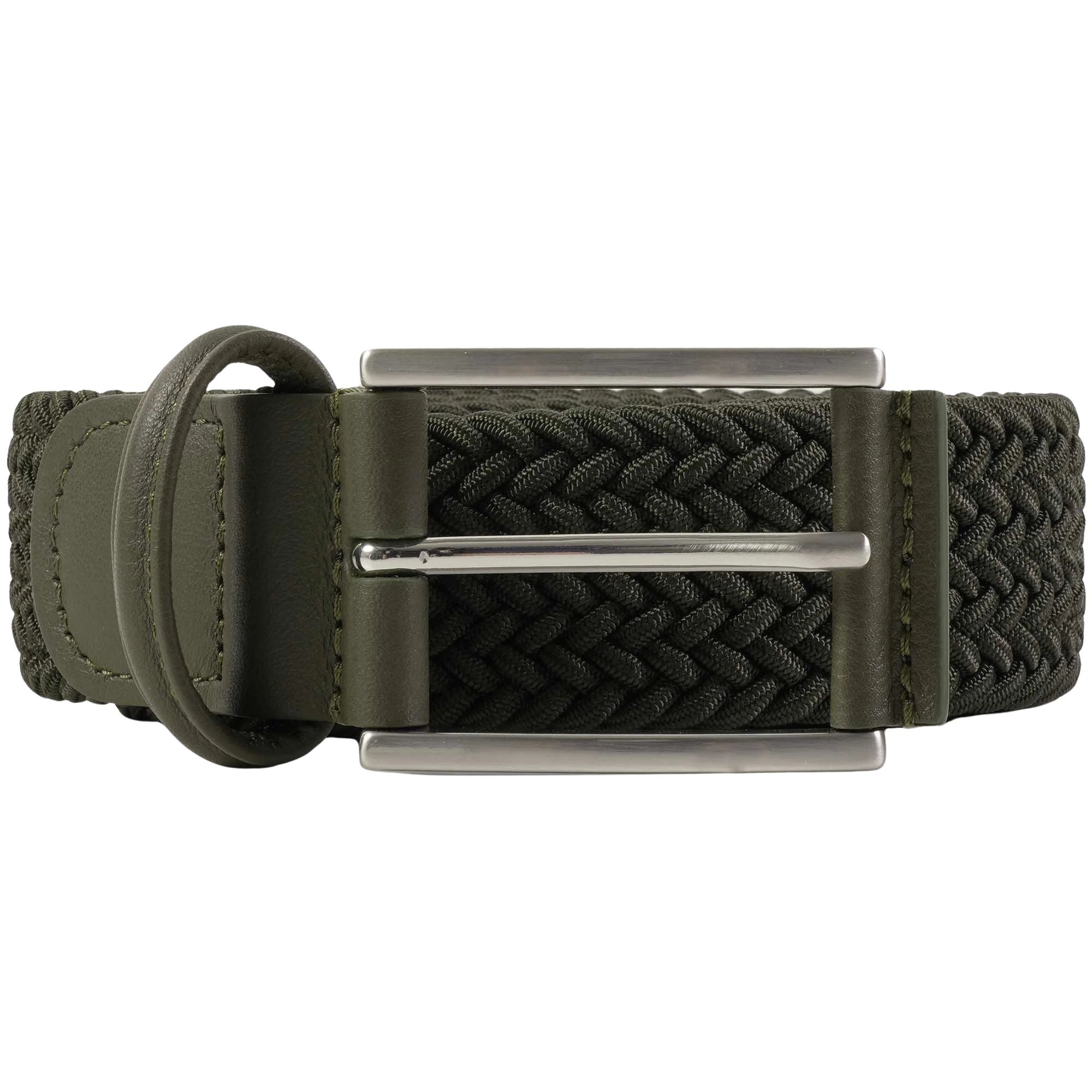 Anderson's Belts Woven Belt - Dark Khaki