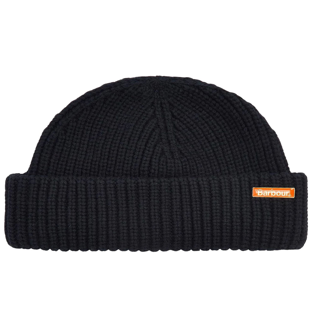 Barbour Mosely Fisherman Beanie - Black