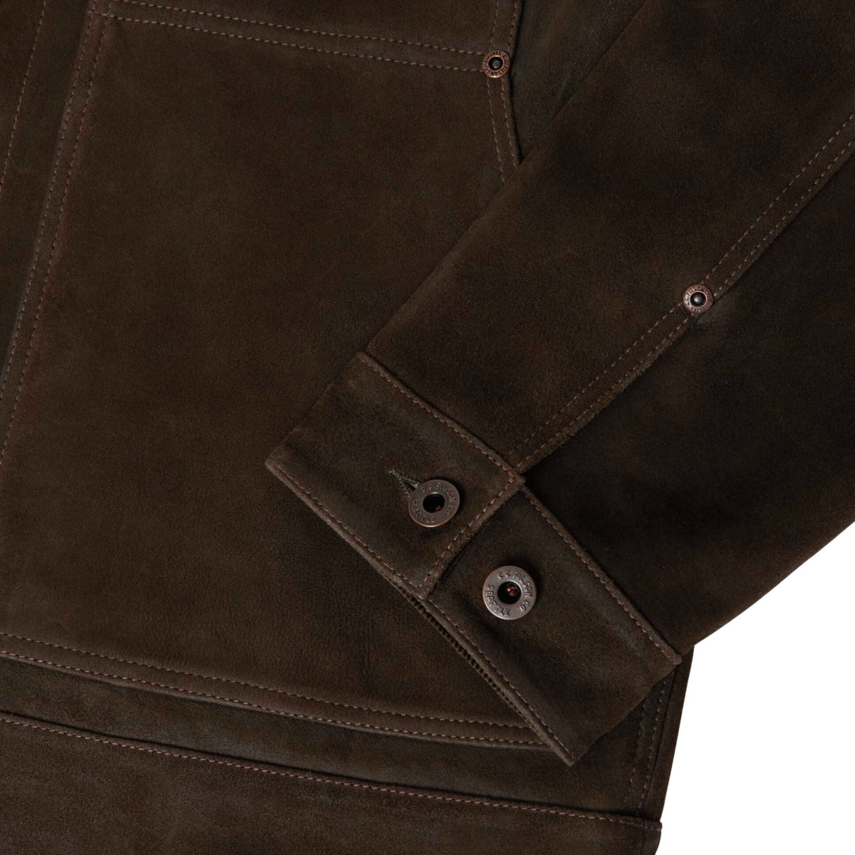 Filson Waxed Suede Short Cruiser - Dark Brown
