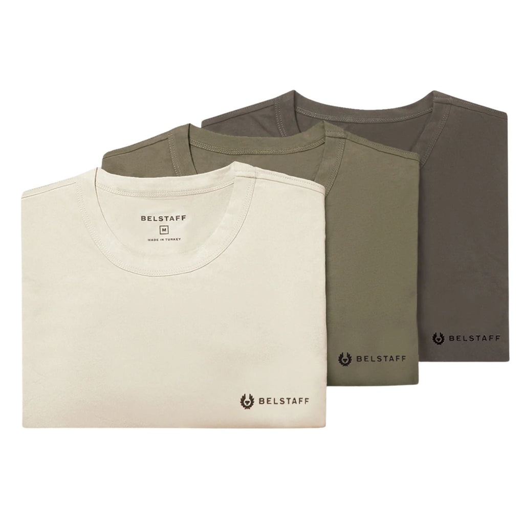 Belstaff 3 Pack T-Shirts - Multi