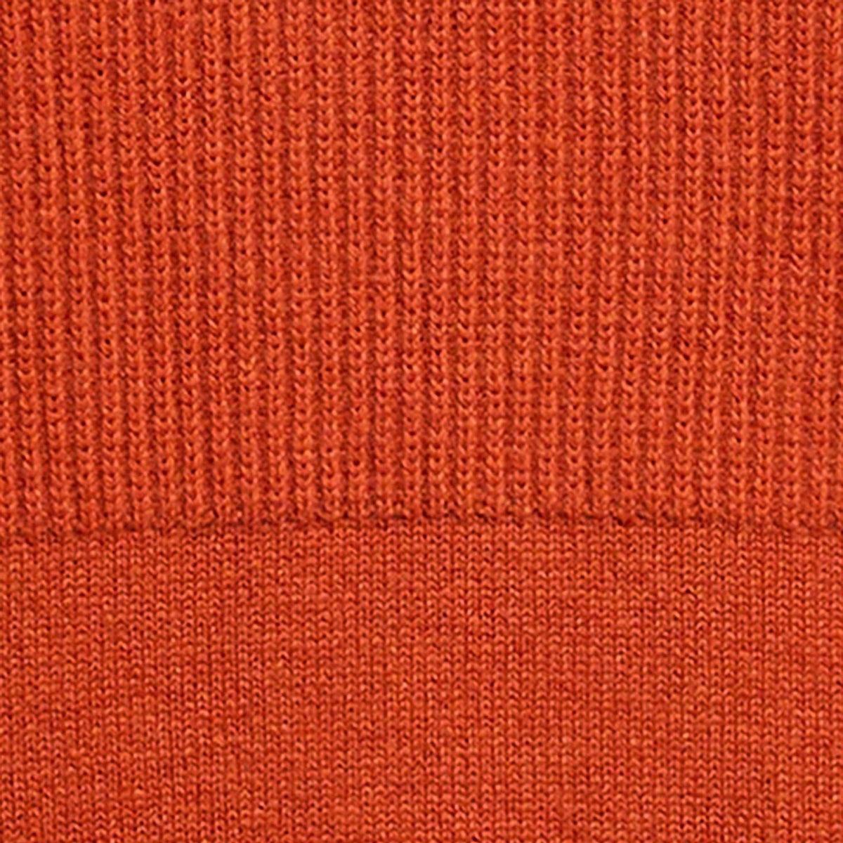 Barbour x Norbit Funnel Neck Jumper - Burnt Orange