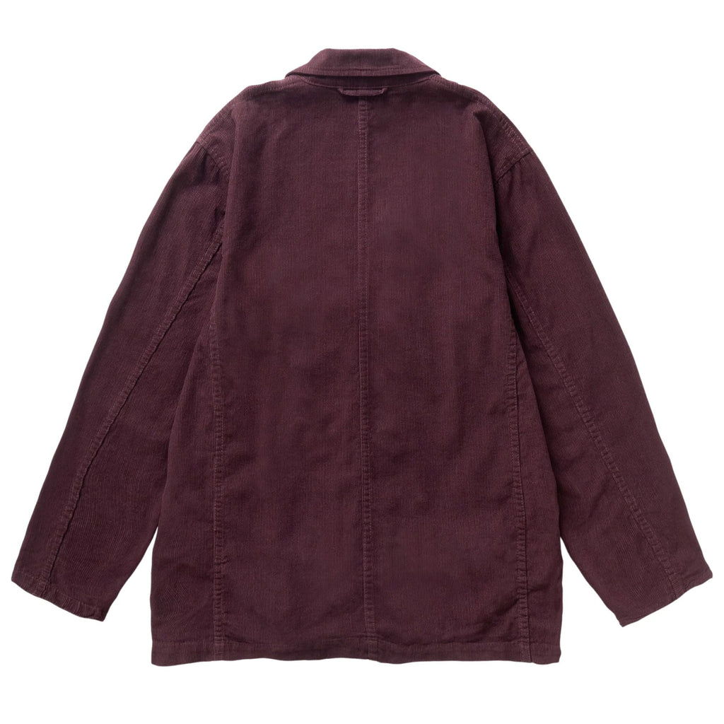 Service Works Fine Cord Server Suit Jacket - Burgundy