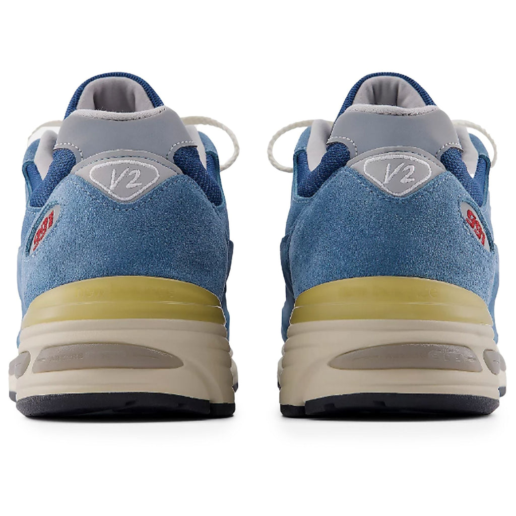 New Balance Made In UK 991V2 Vintage Sports Shoes - Bluesteel