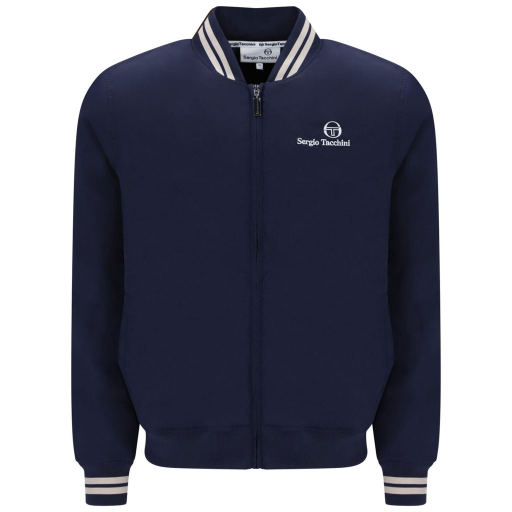 Sergio Tacchini Court Bomber Jacket - Maritime Blue/Peyote
