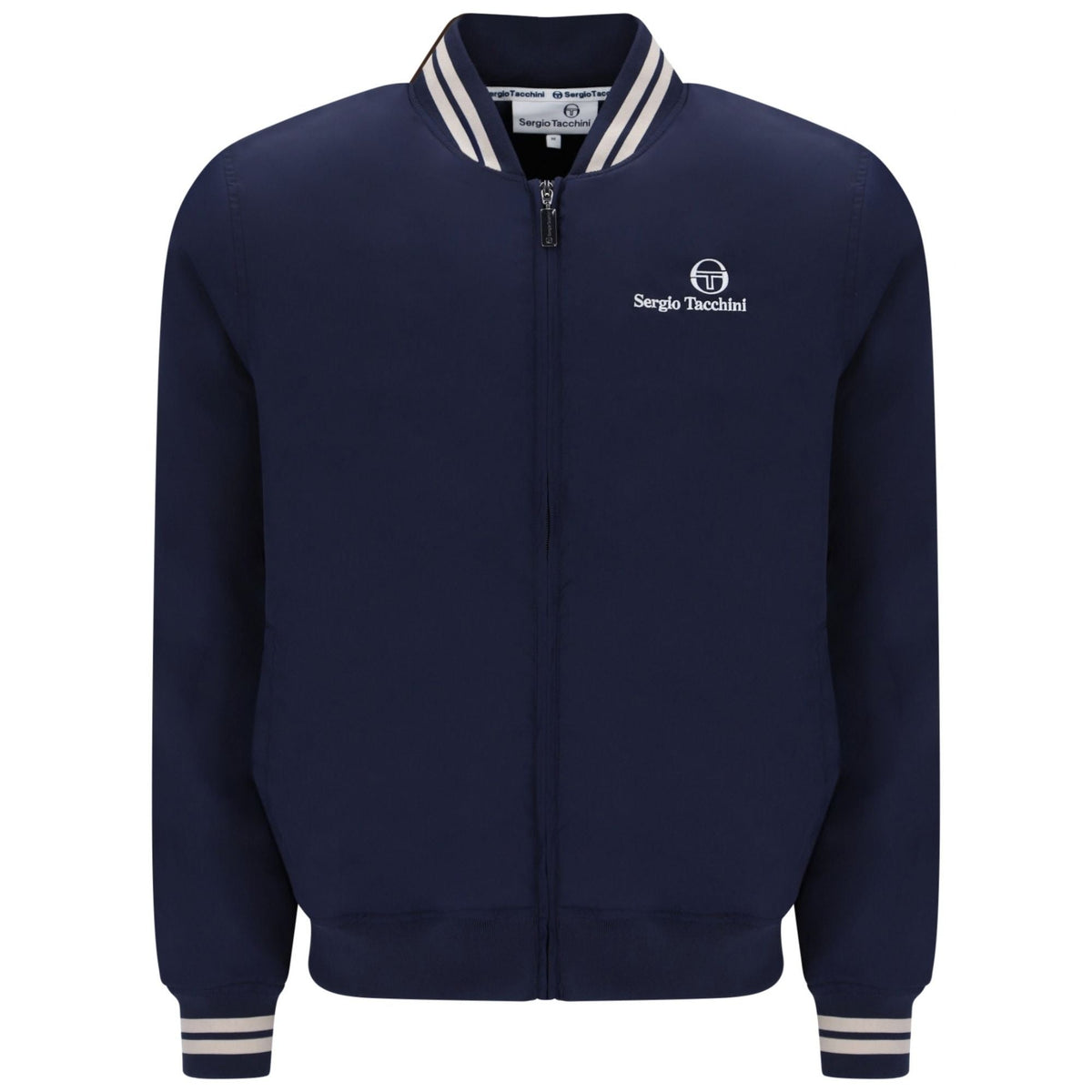 Sergio Tacchini Court Bomber Jacket - Maritime Blue/Peyote
