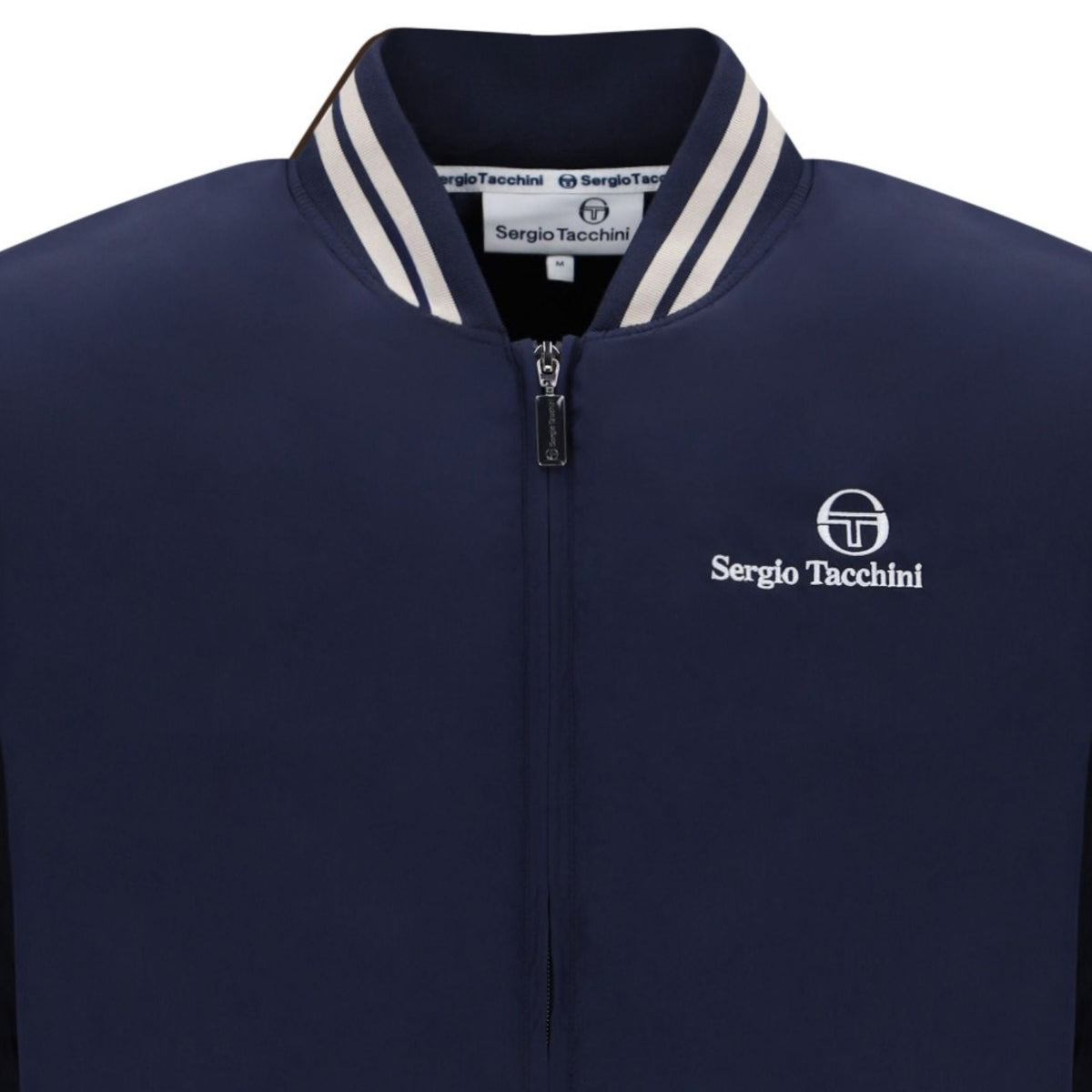 Sergio Tacchini Court Bomber Jacket - Maritime Blue/Peyote