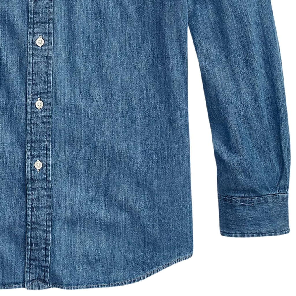 Polo Ralph Lauren Custom Fit Denim Shirt - Denim