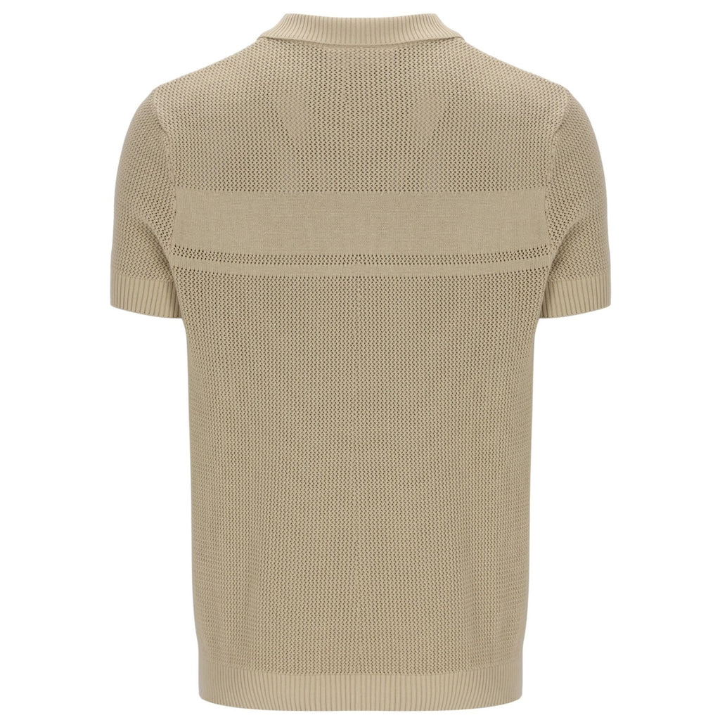 Sergio Tacchini Sabino Knit Polo Shirt - Desert