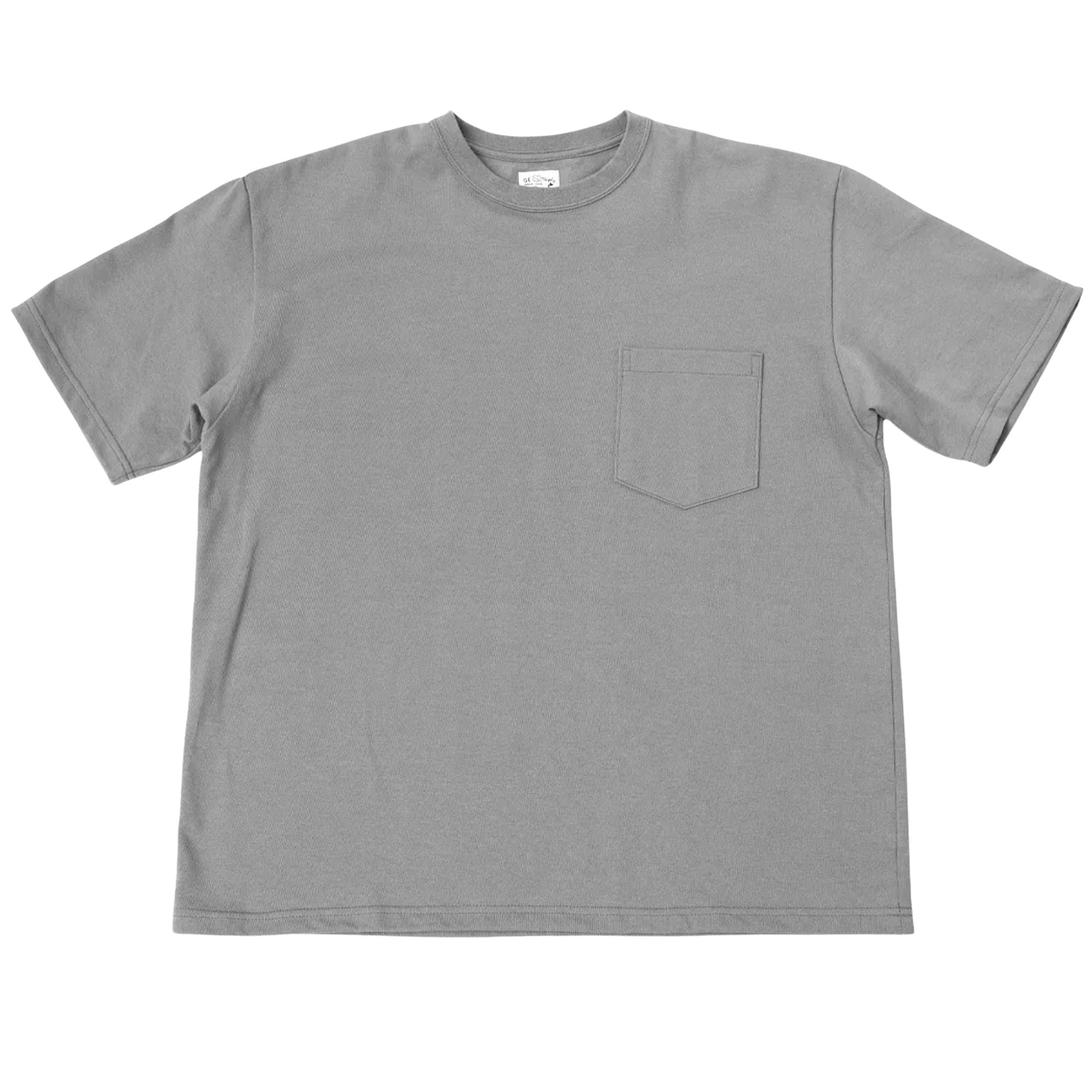 Pocket T-Shirt - Heather Grey