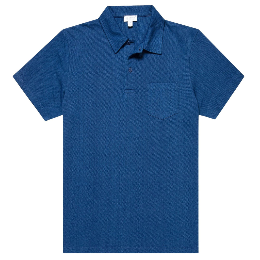 Sunspel Riviera Polo Shirt - Indigo