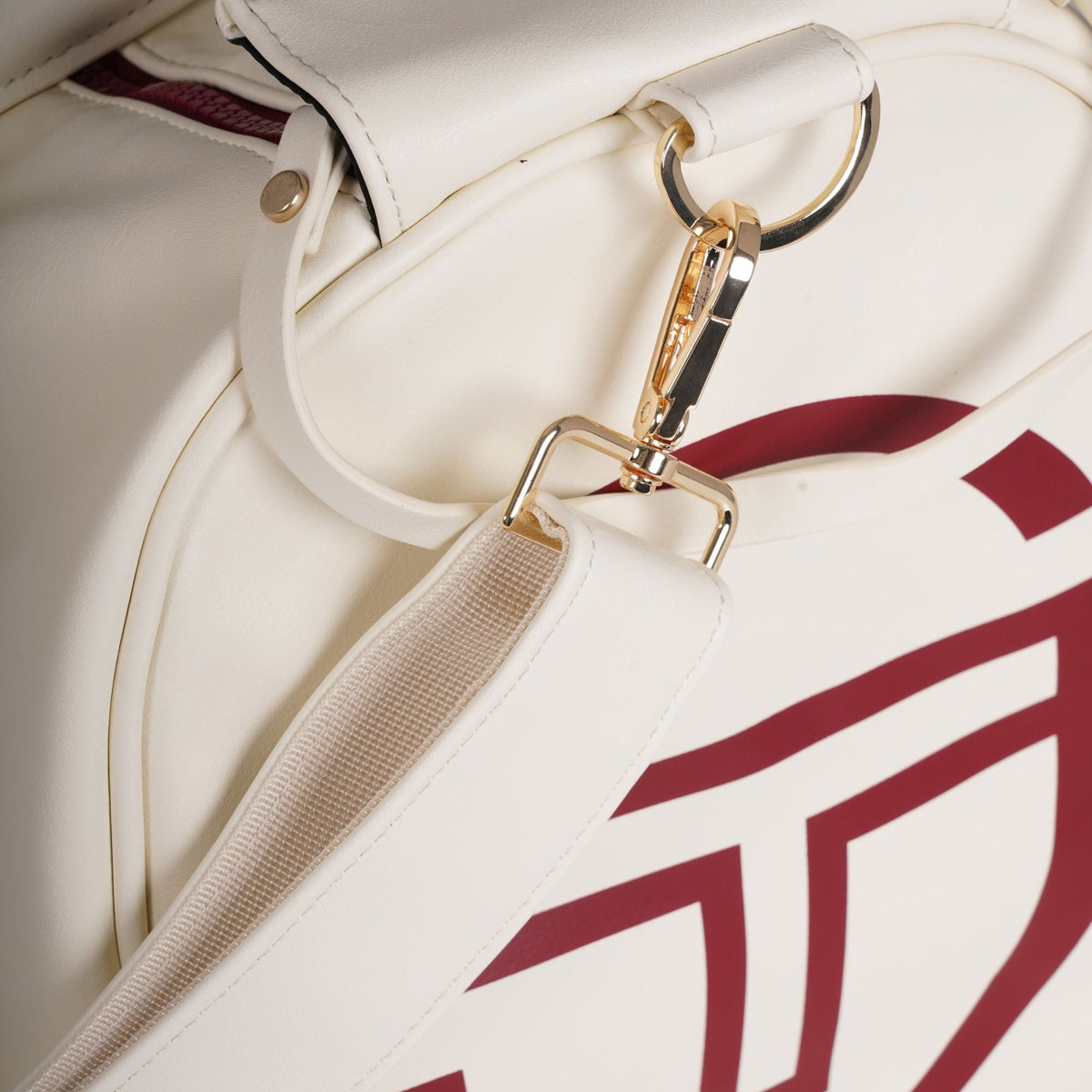 Sergio Tacchini x Stuarts x Stuarts Jorno Gym Holdall - Buttercream/Merlot
