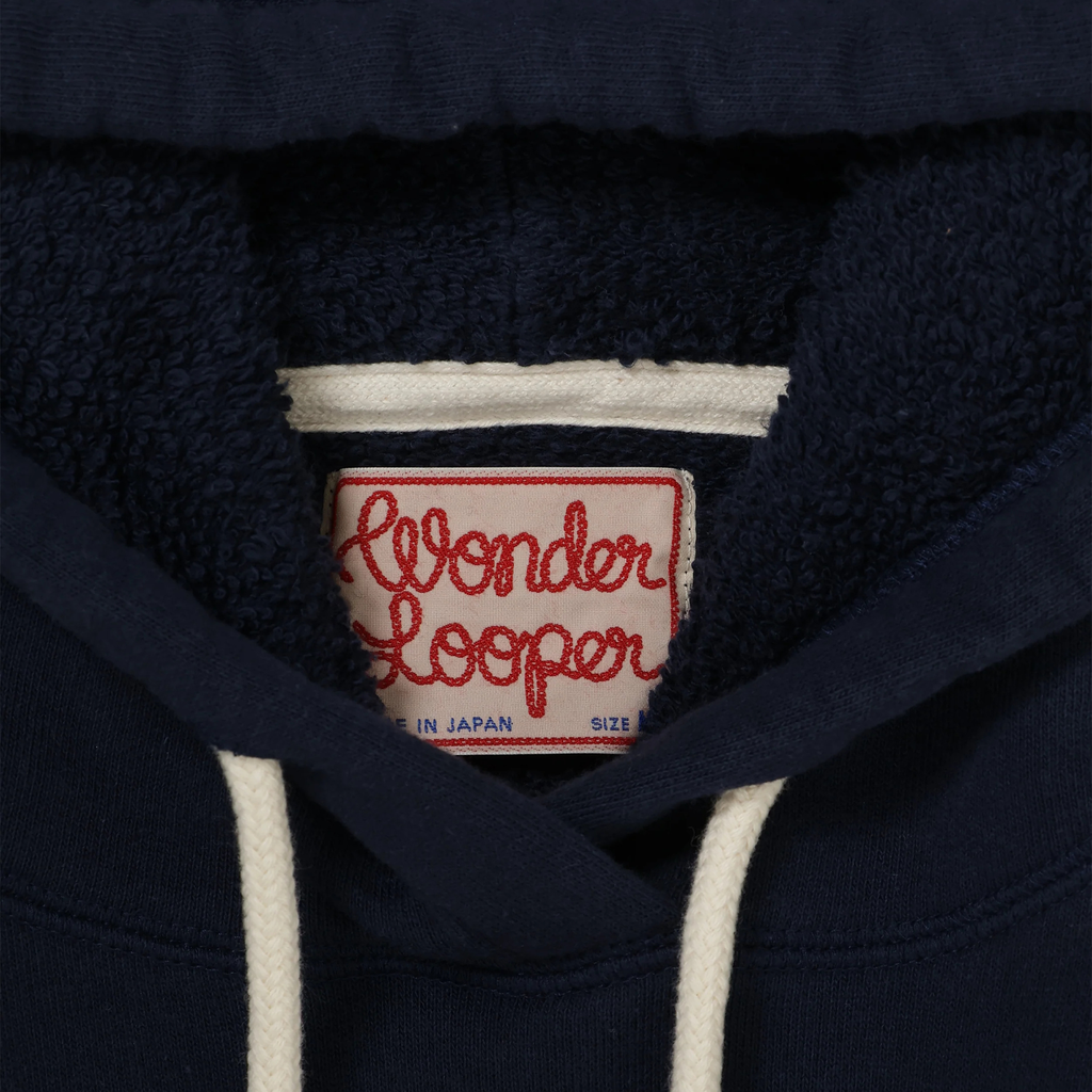 Wonder Looper Pullover Hoodie Super Looper French Terry - Navy