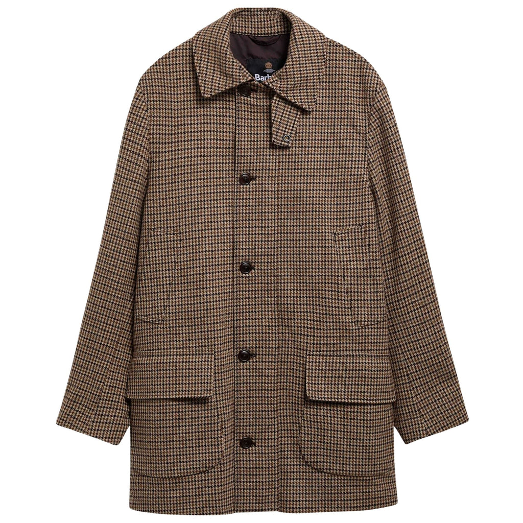 Barbour Modified Border Wool Jacket - Dark Sand