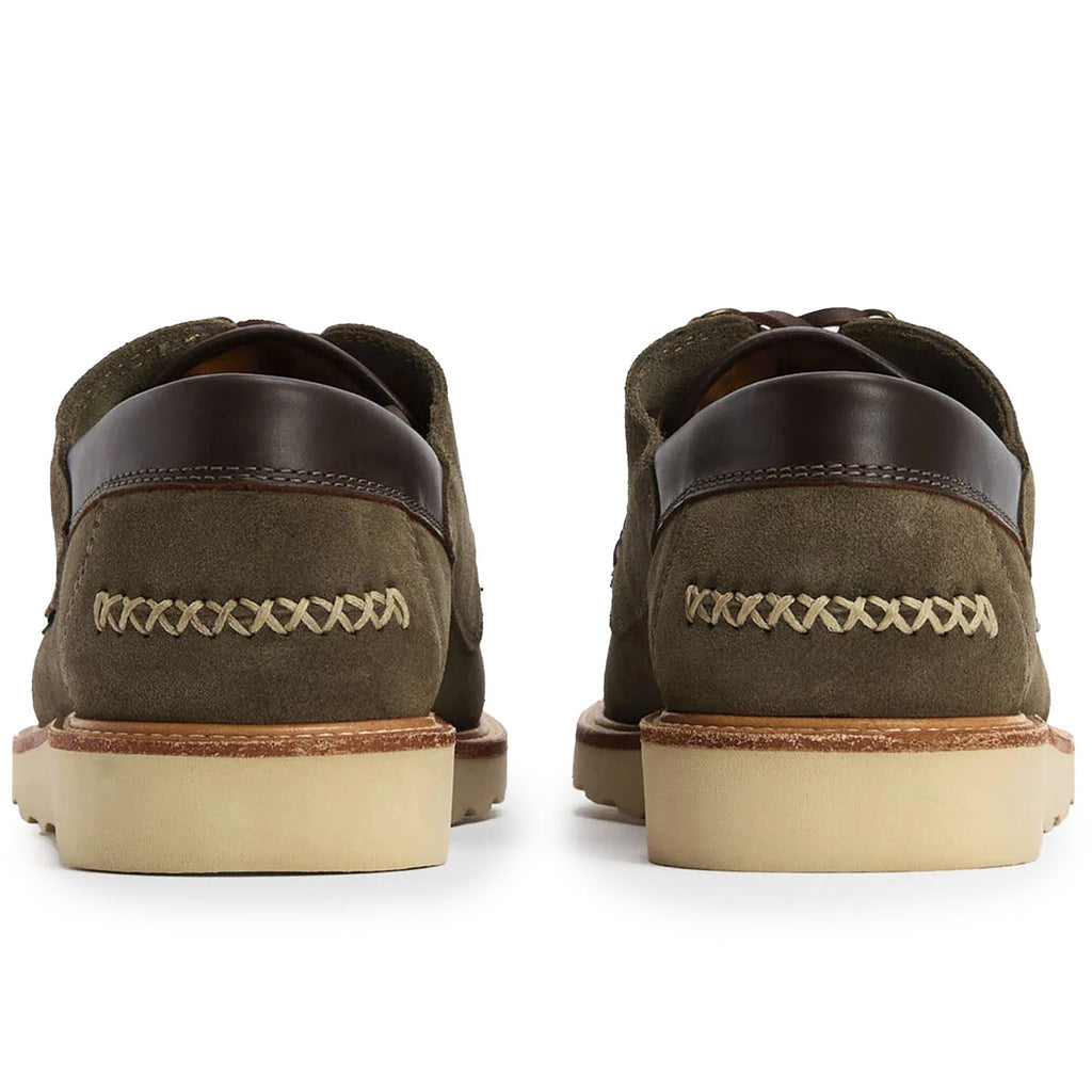 Barbour Murtun Moccasin Shoes - Moss Green