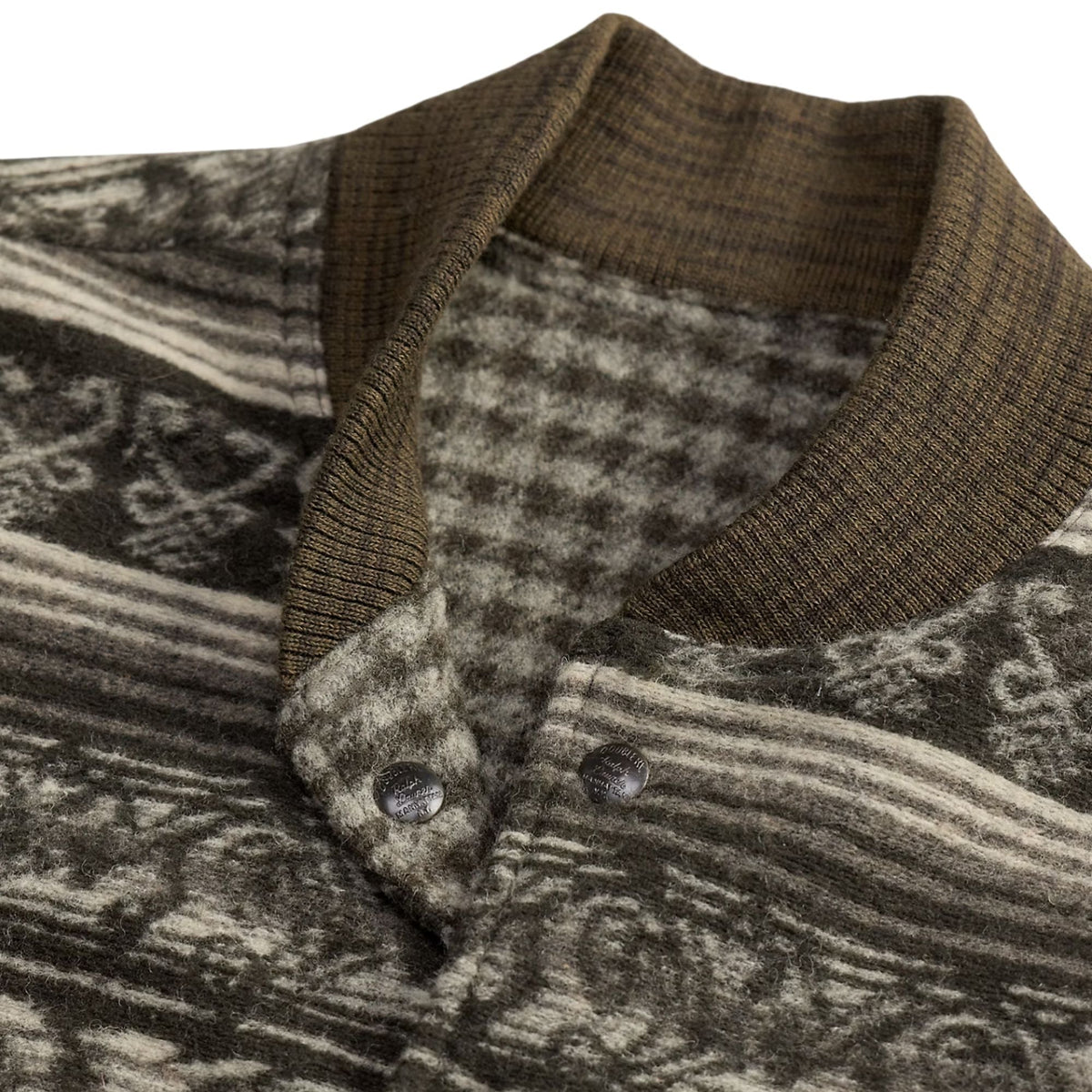 RRL by Ralph Lauren  Reversible Double-Knit Jacquard Gilet - Black/Multi