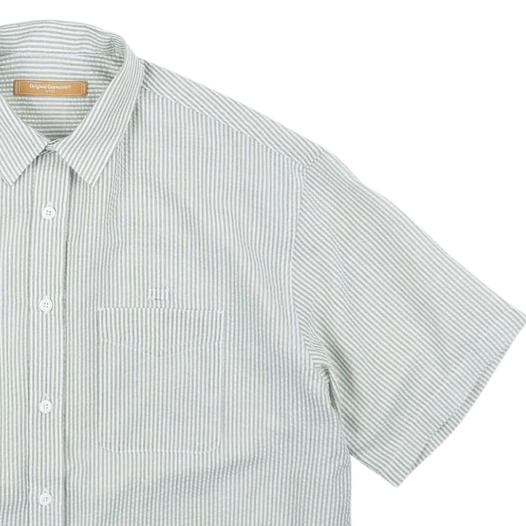 FrizmWORKS OG Stripe Seersucker Shirt - Green