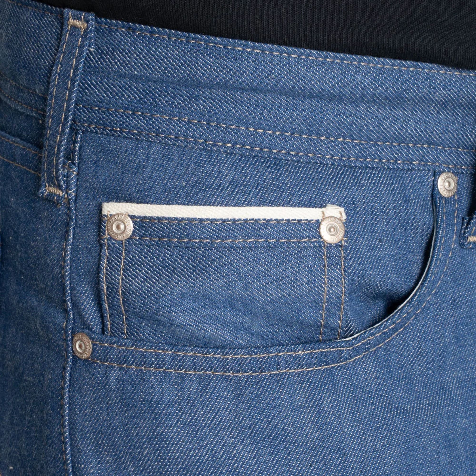 Naked and Famous Denim Weird Guy The Cat's Pyjamas Selvedge - Blue