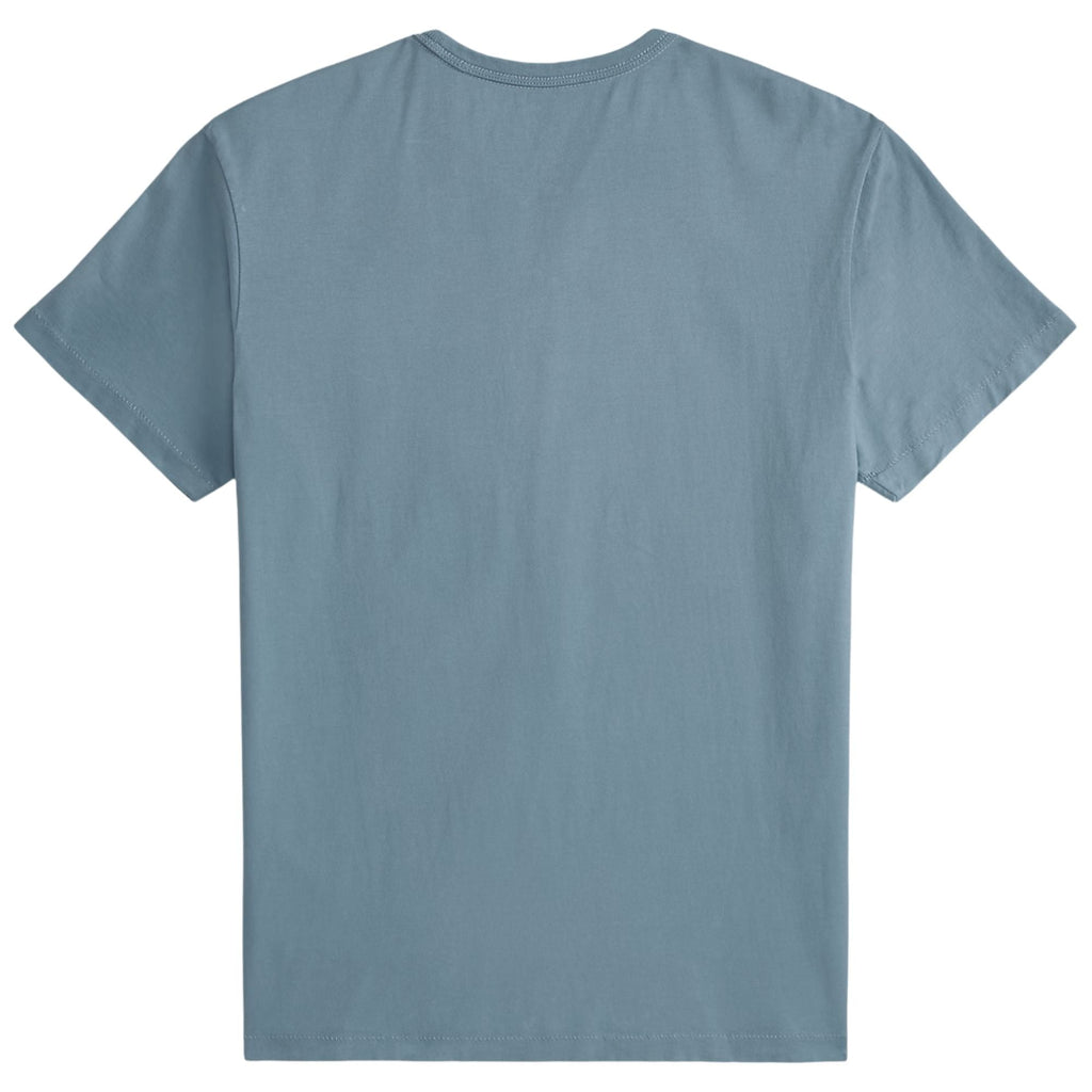 RRL by Ralph Lauren Garment-Dyed Crewneck T-Shirt - Blue