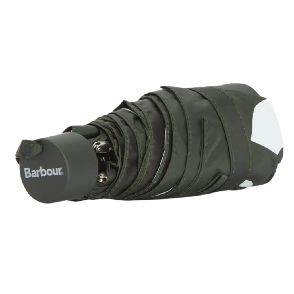 Barbour Logo Mini Umbrella - Green