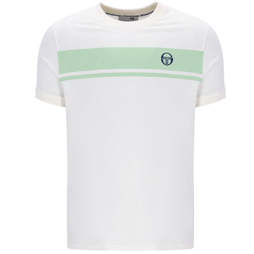 Sergio Tacchini Master Crew Neck T-Shirt - Gardenia
