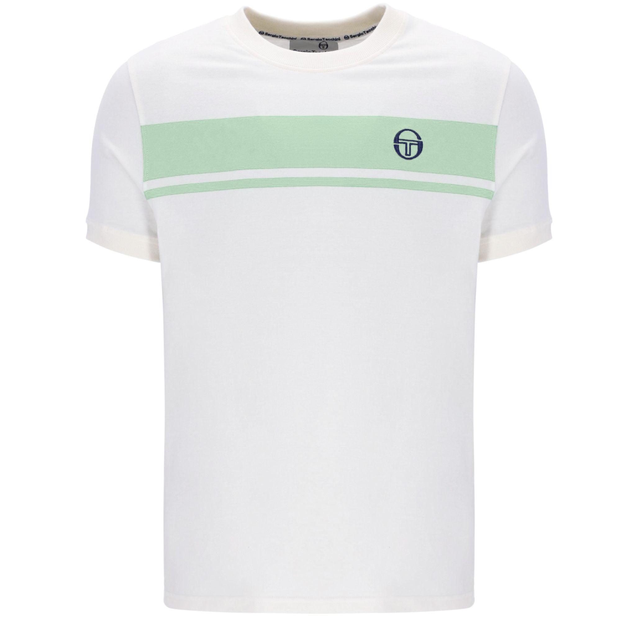 Sergio Tacchini Master Crew Neck T-Shirt - Gardenia