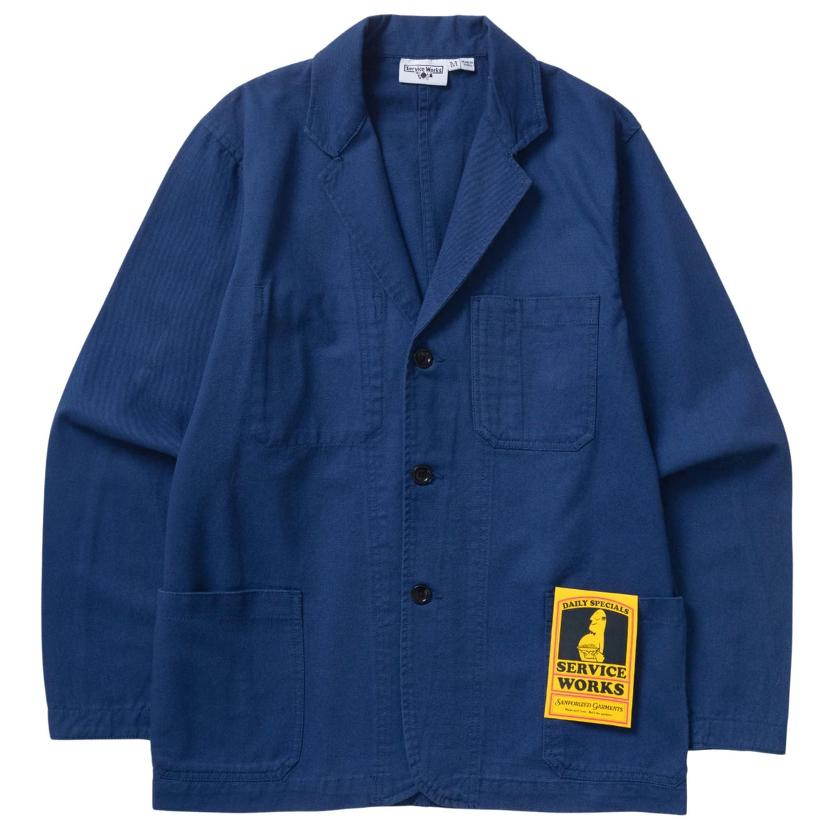 Service Works Twill Server Suit Jacket - Blue