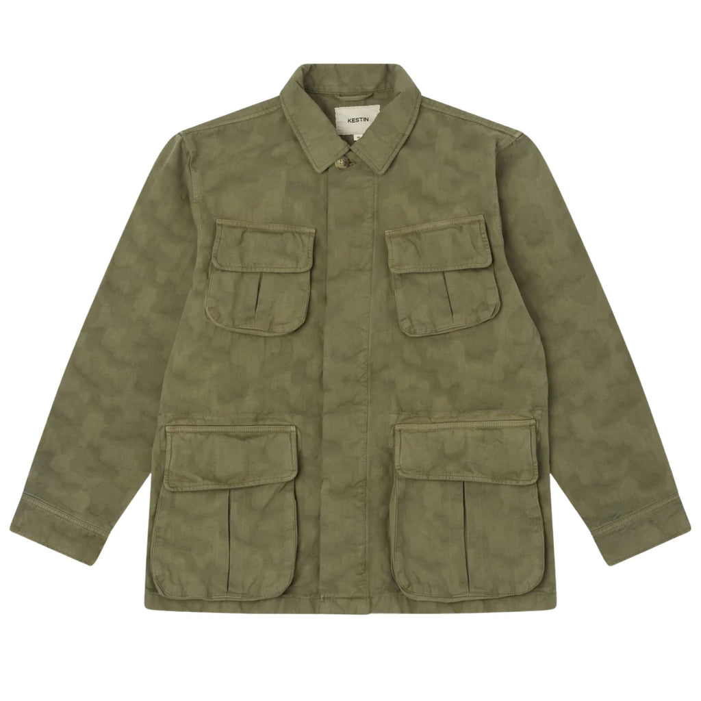 Kestin Jacquard Ripstop Cotton Tyndrum Jacket  - Military
