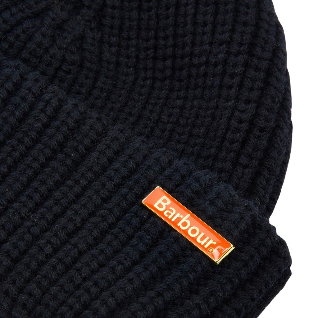 Barbour Mosely Fisherman Beanie - Black