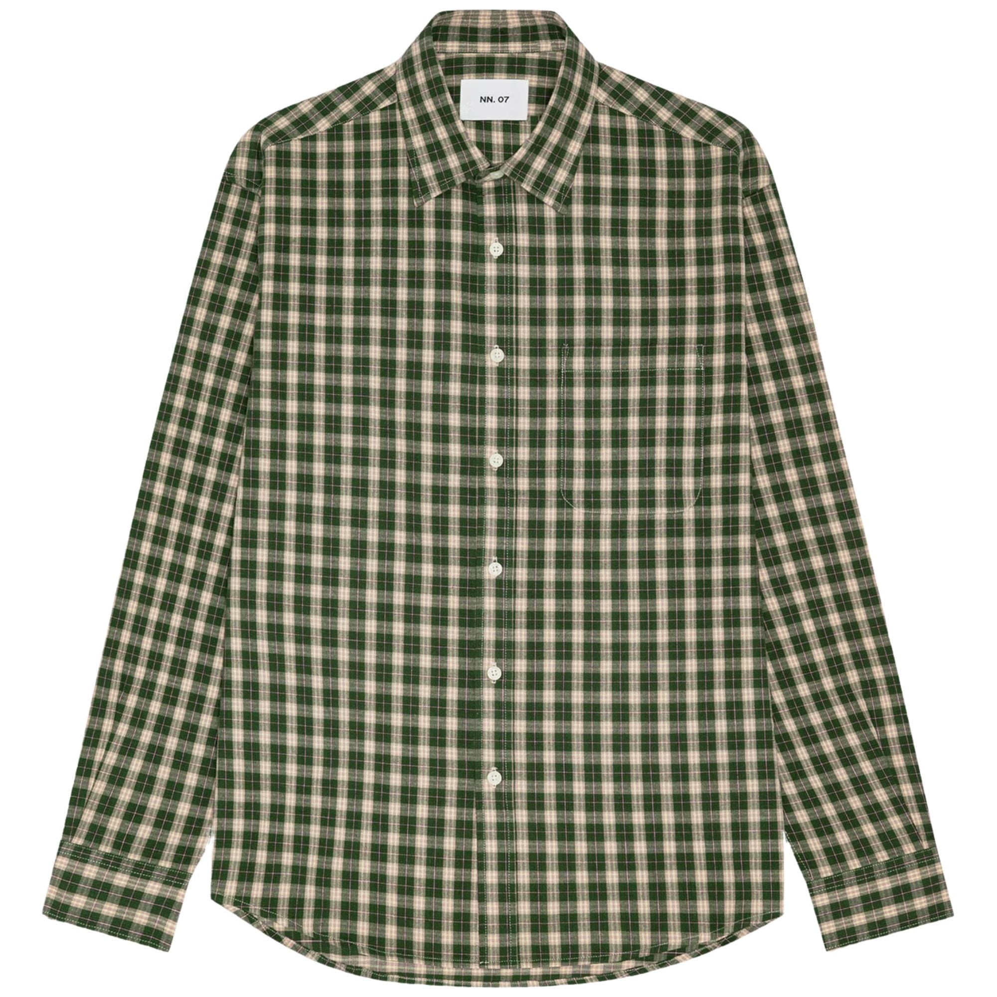 NN07 Deon Shirt - Eden Green