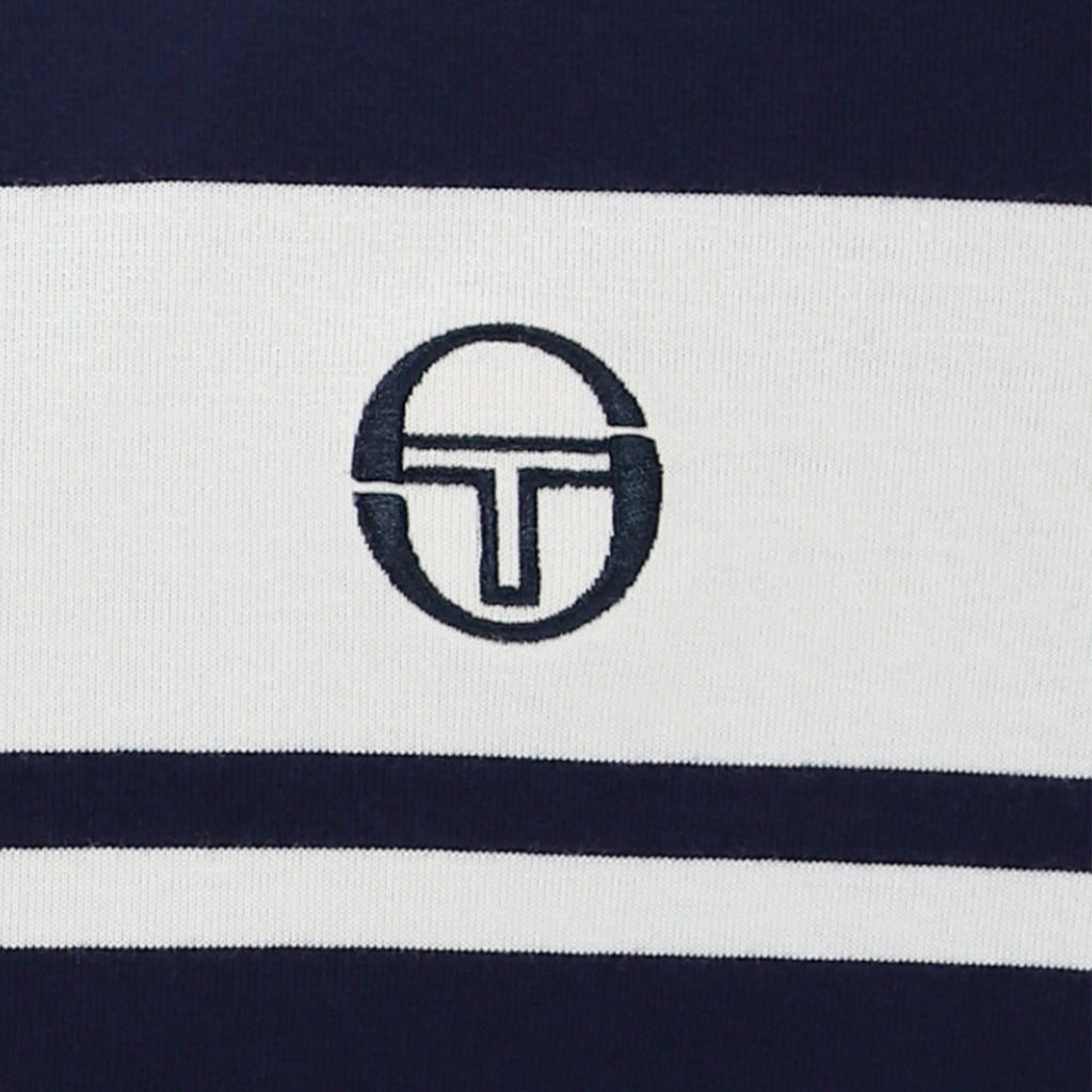 Sergio Tacchini Master T-Shirt - Navy and White